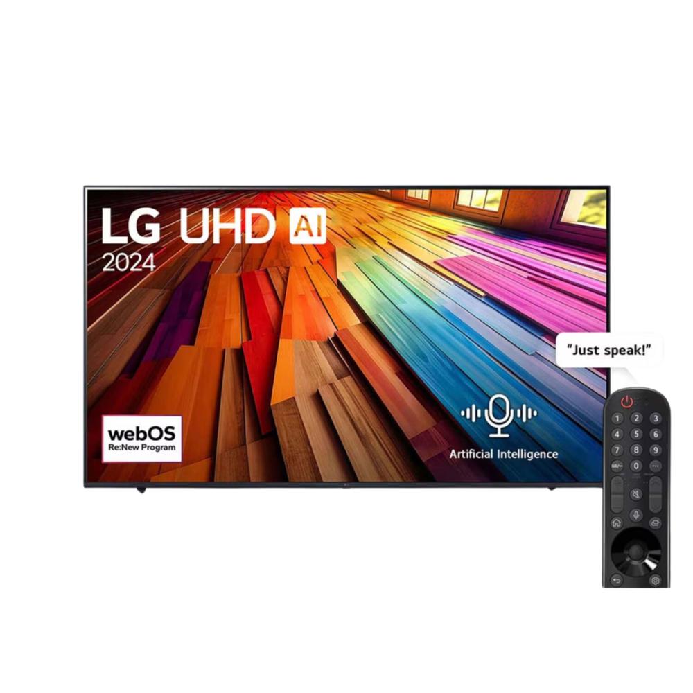 LG 75 Inch UHD UT80 4K Smart TV AI Magic remote HDR10 webOS24 2024